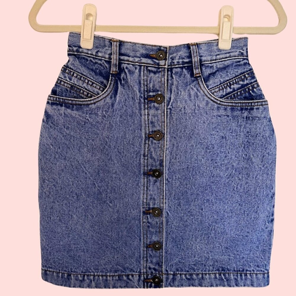 Vintage 90's Rio Denim Skirt